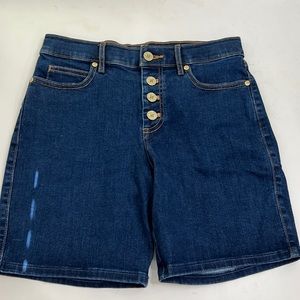 Lilly Pulitzer Caraway Stretch Shorts Denim Jeans Bennet Wash